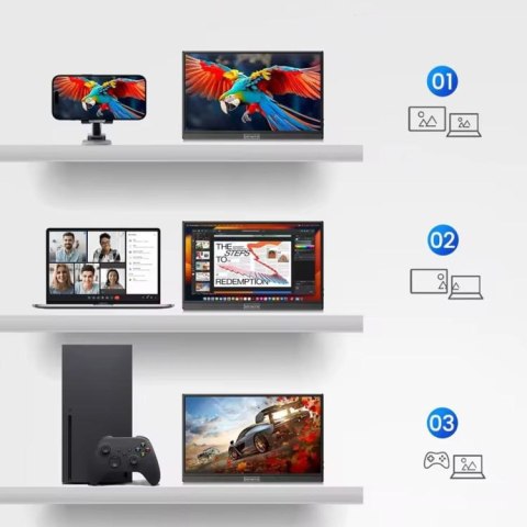 Monitor Przenośny Zenwire 15,6" Full HD 1920x1080 IPS HDR HDMI M9P ZENWIRE