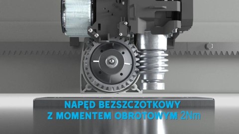 Napęd/siłownik CAME BKX12AGM BRUSHLESS do 1200kg bram przesuwnych CAME