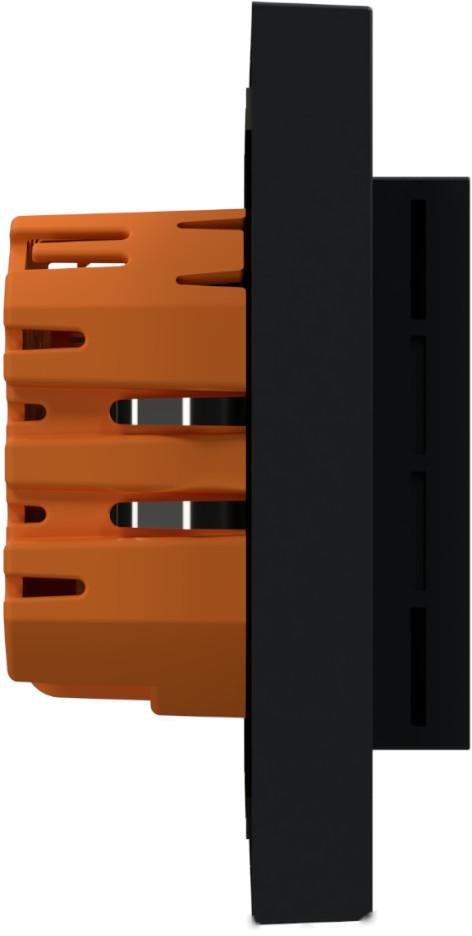 Termostat Heatit WiFi6 Black Matt Wi-Fi Thermostat 3600W 16A HEATIT