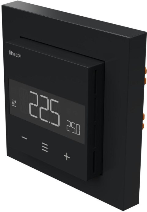 Termostat Heatit WiFi6 Black Matt Wi-Fi Thermostat 3600W 16A HEATIT