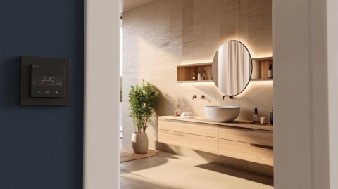 Termostat Heatit WiFi6 Black Matt Wi-Fi Thermostat 3600W 16A HEATIT