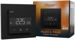 Termostat Heatit Z-TRM6 Black Matt Z-Wave Thermostat 3600W 16A 868,4 Mhz HEATIT
