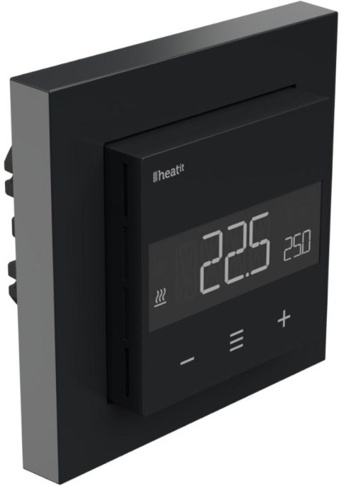 Termostat Heatit Z-TRM6 Black Matt Z-Wave Thermostat 3600W 16A 868,4 Mhz HEATIT
