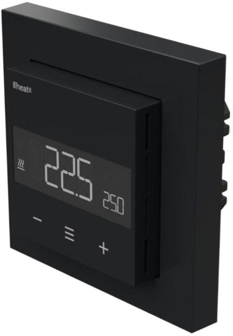 Termostat Heatit Z-TRM6 Black Matt Z-Wave Thermostat 3600W 16A 868,4 Mhz HEATIT