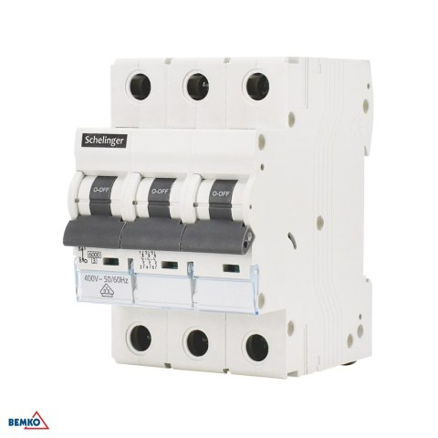Wyłącznik nadprądowy 6KA 3P B 25A VDE SCHELINGER SCHELINGER