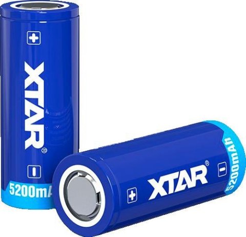 Akumulator 26650 Li-Ion 3,7V Xtar 5200mAh (1 szt.) z zabezpieczeniem XTAR