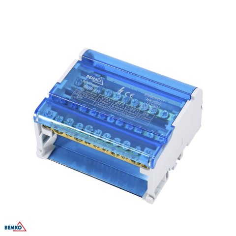 Blok rozdzielczy 60 zacisków 4x15 (11x5.3mm + 2x7.5mm + 2x9.1mm) SCHELINGER