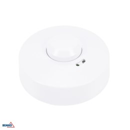 Czujnik Mikrofalowy 1200W 360* IP20 prostokątny biały BEMKO