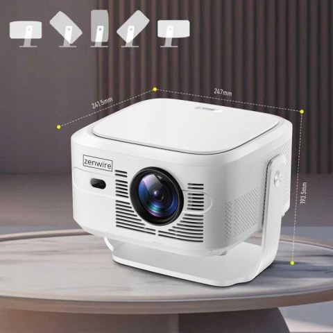 Mini Projektor Przenośny Rzutnik Android 14 WiFi Zenwire PrimeView IMC460 Pro ZENWIRE