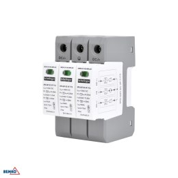 Ogranicznik przepięć 3P 8kA DC 1200V KLASY T1T2 SCHELINGER SCHELINGER