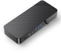 Orico Stacja dokująca USB-C 10 Gbps, 2x DP 4K, HDMI 4K, PD 60W, 6x USB-A, karty SD, audio ORICO
