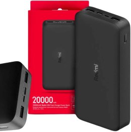 Powerbank Xiaomi Redmi 20000mAh 18W Fast Charge (Czarny) XIAOMI