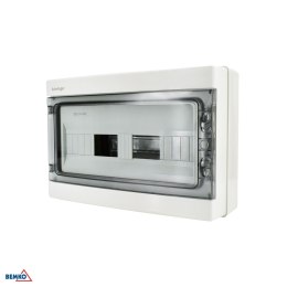 Rozdzielnica natynkowa hermetyczna IP65 ZACISKI 24N+24PE 2x12P SCHELINGER