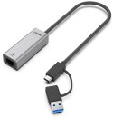 Unitek Hybrydowy adapter USB-C/USB-A do sieci UNITEK
