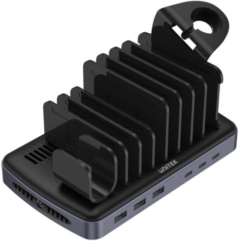 Unitek Stacja ładująca 3 x USB-A 20W, 3 x USB-C PD 60W, 80W UNITEK