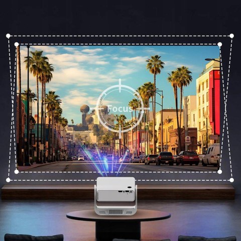 Mini Projektor Przenośny Rzutnik Android 14 WiFi 360 Full HD 4K do Telefonu Zenwire IMC260 ZENWIRE