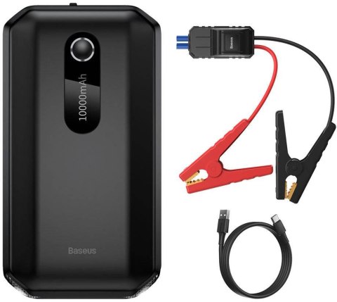 POWERBANK BOOSTER Baseus Max Car Jump Starter CGNL020101 10000mAh 12V 1000A + KABLE KROKODYLKI BASEUS
