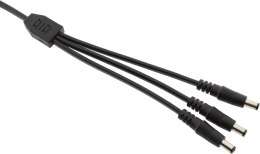 Splitter DC ESPE 1x3 gniazdo DC 2,1/5,5 / 3 x wtyk prosty DC 2,1/5,5 ESPE