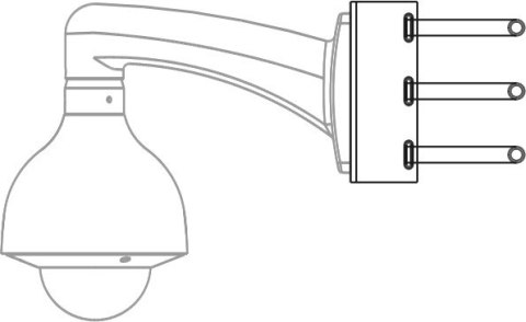 Uchwyt adapter słupowy MT-P150V2 MITON