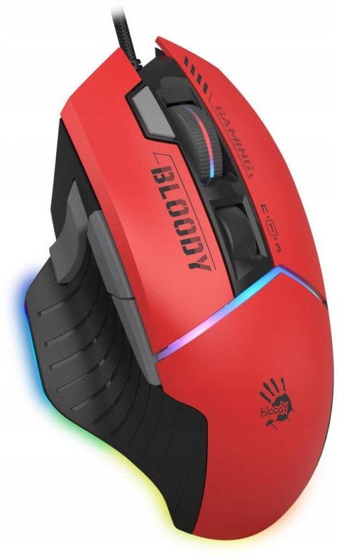 Mysz komputerowa A4tech Bloody W95 Max USB Sports Red A4TECH
