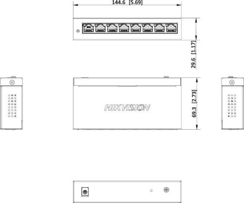 Switch Hikvision DS-3E1508-EIV2 HIKVISION