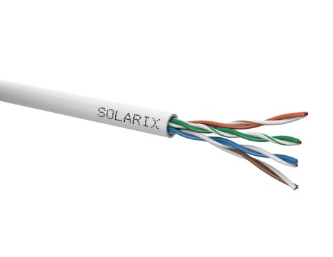 KABEL SKRĘTKA SOLARIX CAT.5E U/UTP PVC karton 305m SOLARIX