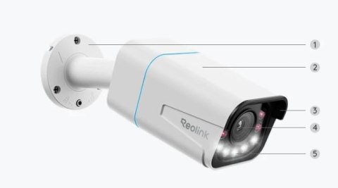 Kamera IP Reolink P430 PoE 8MP 5x zoom czarna REOLINK