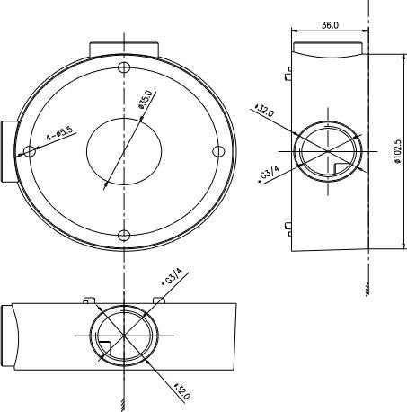 ADAPTER HIKVISION DS-1260ZJ BLACK HIKVISION