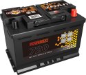 Akumulator AGM samochodowy START-STOP POWERBAT L3 12 V 70 Ah POWERBAT