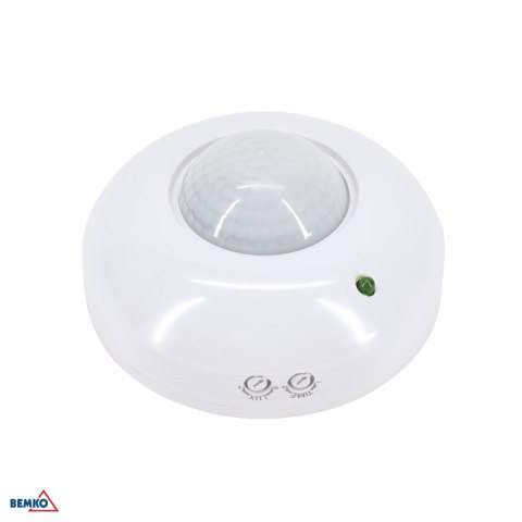 Czujnik ruchu PIR 1200W 360* biały BEMKO