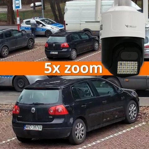 Kamera IP ORLLO Z17 Ultra 4K zewnętrzna obrotowa GSM na kartę SIM 8MPx ORLLO
