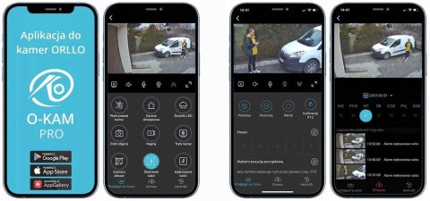 Kamera IP ORLLO Z17 Ultra 4K zewnętrzna obrotowa GSM na kartę SIM 8MPx ORLLO