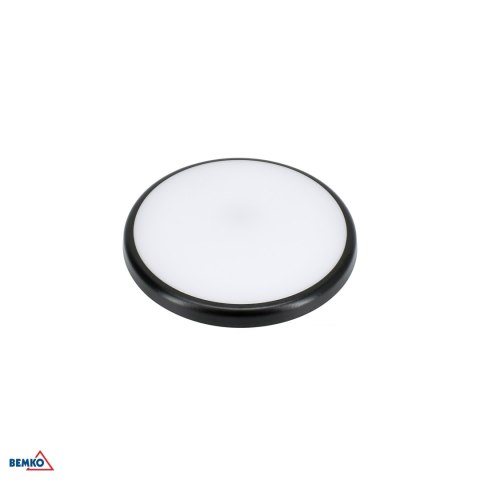 Plafoniera LED DIAna 16W 4000K 1600LM IP66 czarna BEMKO