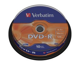 Płyty DVD-R Verbatim AZO (10szt) VERBATIM