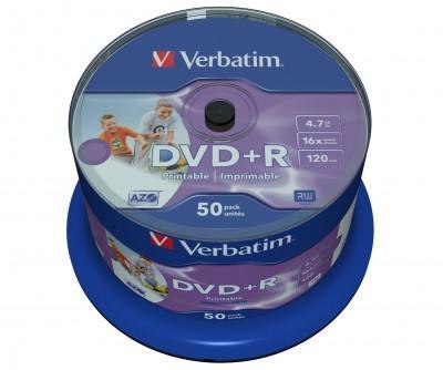Płyty DVD+R Verbatim AZO Printable (50szt) VERBATIM