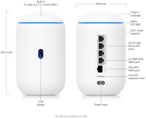 UBIQUITI DREAM ROUTER 7 (UDR7) UBIQUITI