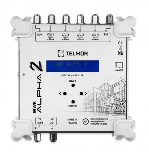 Wzmacniacz Telkom Telmor WWK ALPHA 2 TELMOR