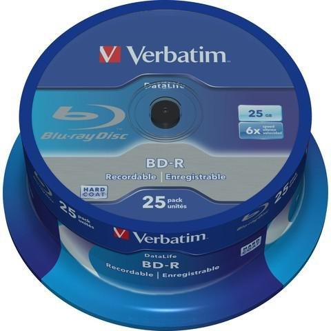 Płyty Blu-Ray Verbatim BD-R SL 25GB Cake (25szt.) VERBATIM