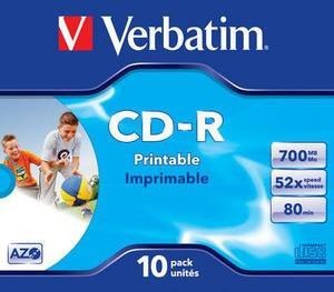 Płyty CD-R Verbatim Data Life Plus JC (10szt) VERBATIM