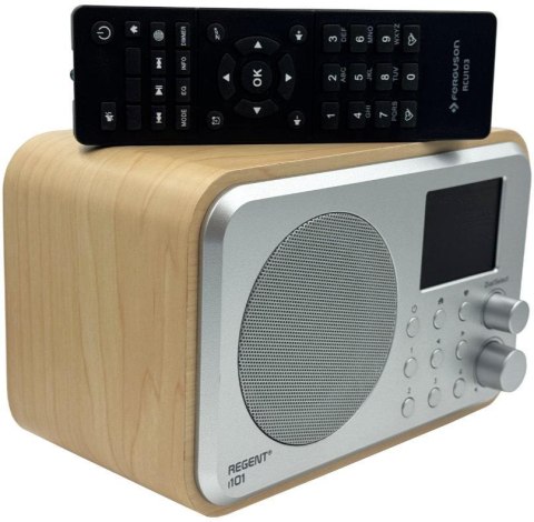 Radio internetowe Ferguson Regent i101 | DAB+ | FM RDS / Akumulator 2000 mAh (Jasne Drewno) FERGUSON