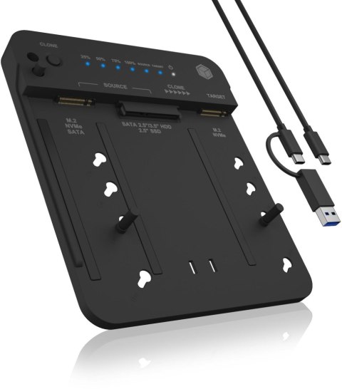 Stacja klonująca i dokująca IcyBox IB-2913MCL-C31 dla M.2 NVMe SSD i HDD ICYBOX