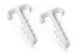 UCHWYT DO PRZEWODÓW PŁASKICH, PODWÓJNY UWT-1 (100szt.) TRYTYT