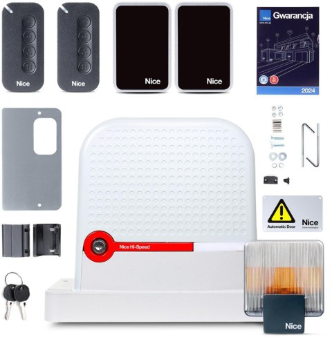 Zestaw NICE ROBUS 600 HI-SPEED MyGO do bram przesuwnych NICE