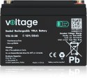 Akumulator AGM Voltage Long Life 12V 28Ah VEL12-28 (Żywotność 15 lat) VOLTAGE