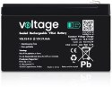 Akumulator AGM Voltage Long Life 12V 9Ah VEL12-9.0 (Żywotność 15 lat) VOLTAGE