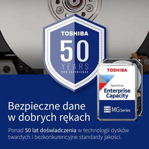Dysk HDD Toshiba Enterprise MG Series 10TB MG10ADA10TE TOSHIBA