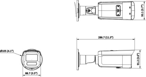 Kamera IP Hikvision DS-2CD2T83G2-LIS2U/SL 2.8mm PL HIKVISION
