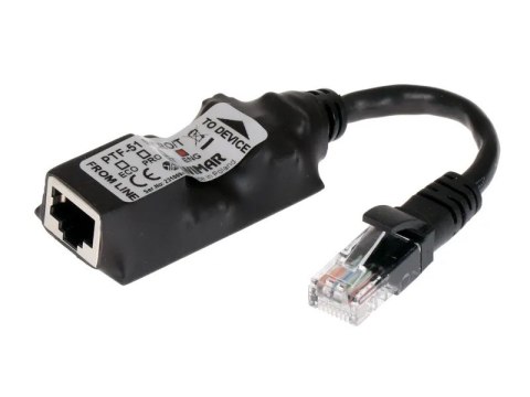 Miniaturowy ogranicznik przepięć do ochrony sieci LAN, PTF-51-ENG/PoE/Micro/T w osłonie termokurczli EWIMAR