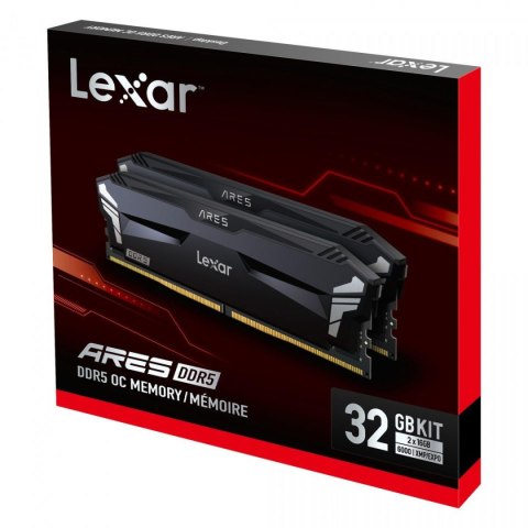 Pamięć DDR5 Lexar ARES Gaming 32GB(2x16GB) 6000 MHz CL32 LEXAR