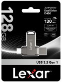 Pendrive Lexar Dual Drive D400 128GB USB-C/A 3.1 130MB/s LEXAR